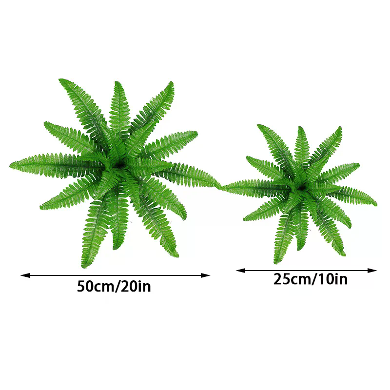 실물 같은 인조 보스턴 고사리 가짜 플라스틱 식물 장식 - Bonsai Garden Boston 리뷰 및 가격